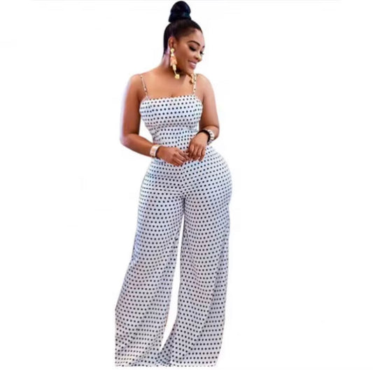 Fine Strap Sexy Jumpsuit