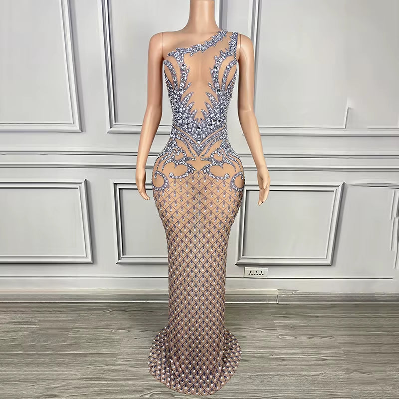 Novance Y4001 Top Selling Products 2024 Sexy Sleeveless Elegant Long Party Dresses Birthday plus Size Prom Dresses for Women