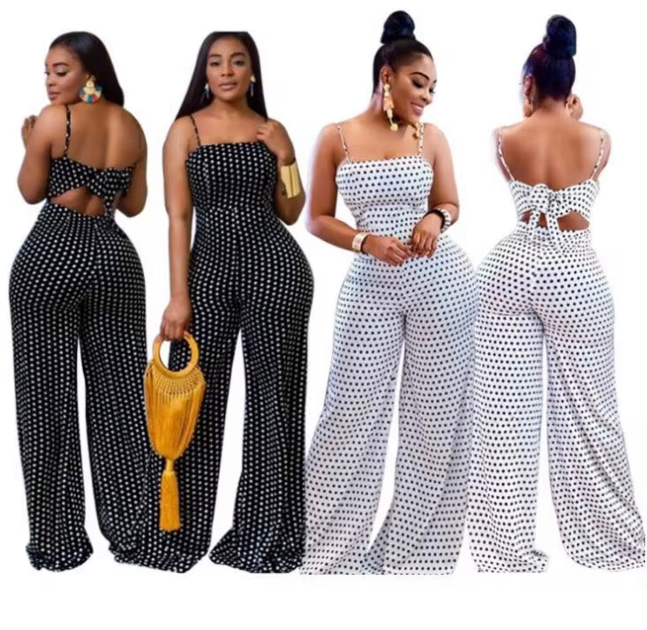 Fine Strap Sexy Jumpsuit