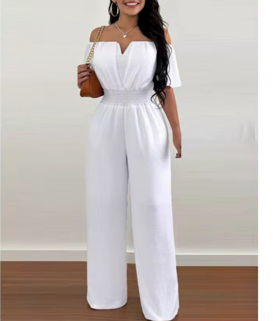 Sassy Off Shoulder Jumpsuit