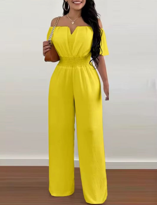 Sassy Off Shoulder Jumpsuit