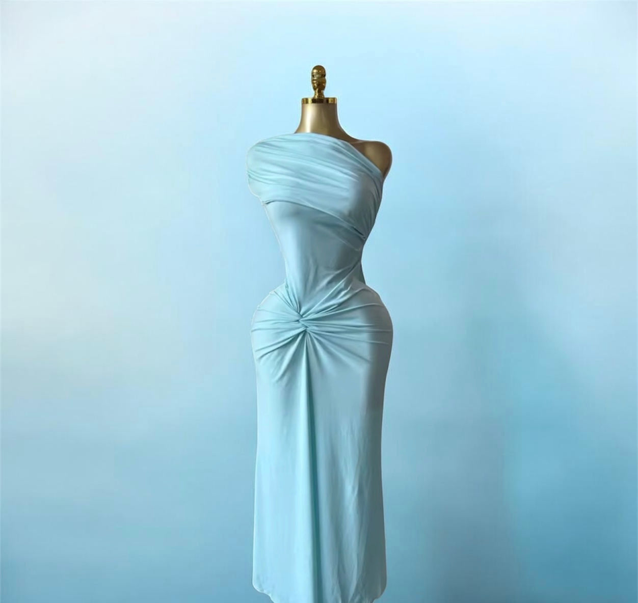 One Shoulder Maxi Casual