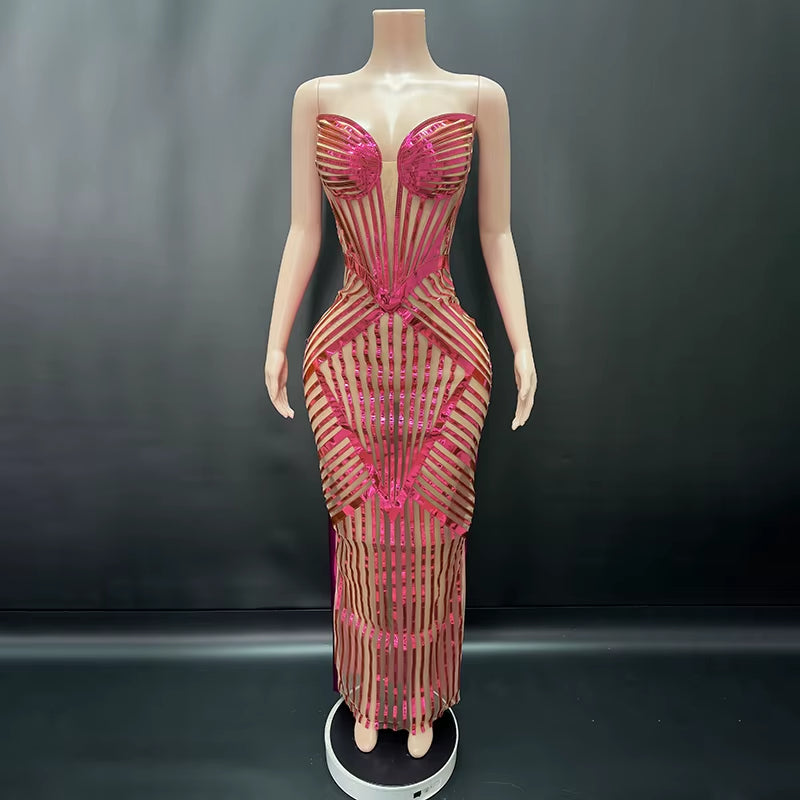 Novance Y4280 Manufacturers for Customs Clothes Luxury Evening Dresses 2024 Modest Sleeveless Woman Gala Costumes for Party