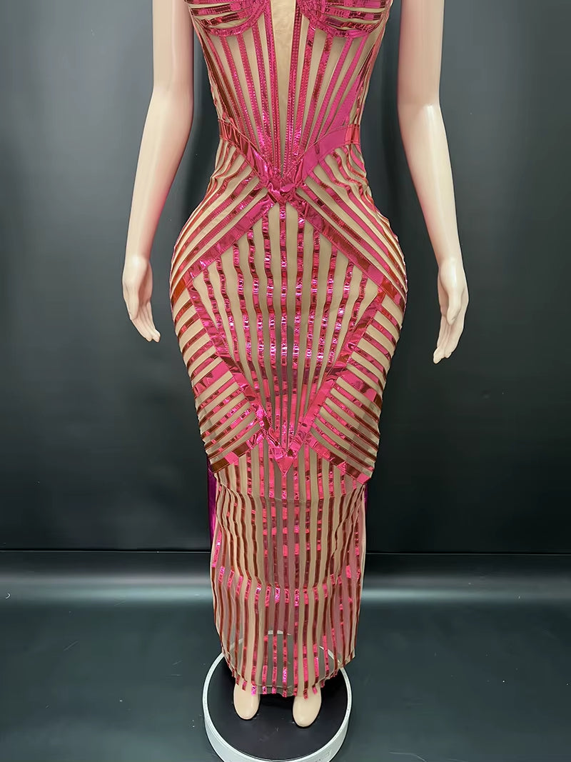 Novance Y4280 Manufacturers for Customs Clothes Luxury Evening Dresses 2024 Modest Sleeveless Woman Gala Costumes for Party